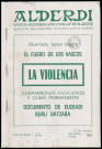 Alderdi (1973 : n° 281-289). Sous-Titre : Boletín del Partido nacionalista vasco