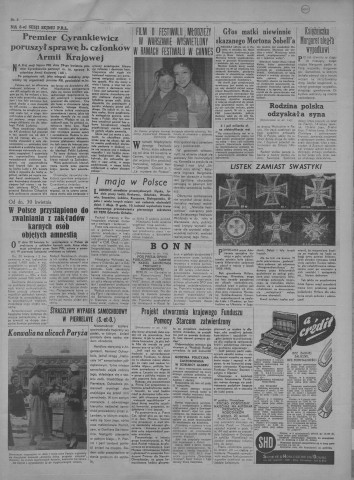 Gazeta demokratyczna (1956; n°1-3; 11-22)  Autre titre : Gazette Démocratique