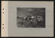 Belloy (plateau de). Cadavre allemand