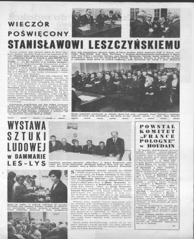 Tygodnik Polski (1967; n°2-52) ; (1968; n°1)  Autre titre : La semaine polonaise