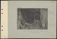 Nancy. Rue Saint-Nicolas. Maison bombardée par les avions allemands
