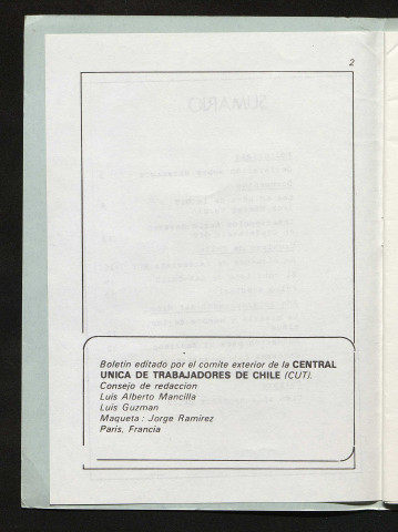 Boletin informativo - 1979