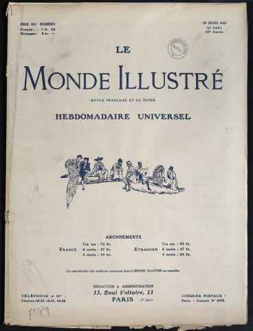 Le Monde illustré - Année 1921