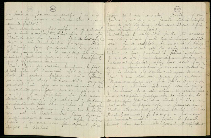 Lettres d'un prisonnier de guerre, communiquées par le Directeur de l'école St-Martin-Boulogne