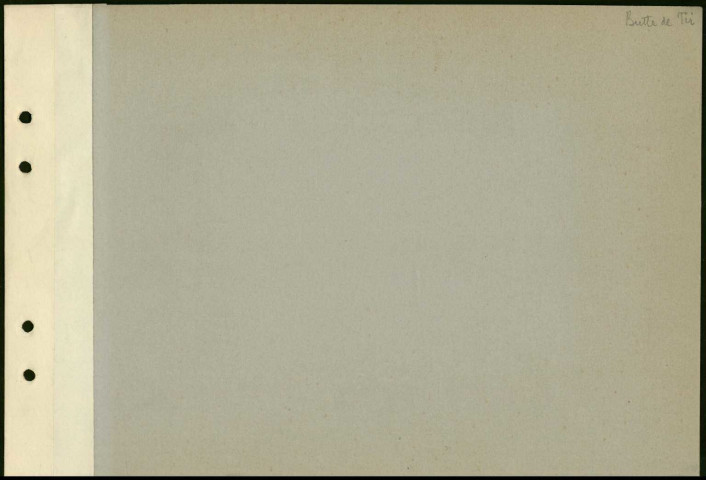 Intercalaire "Butte de Tir"