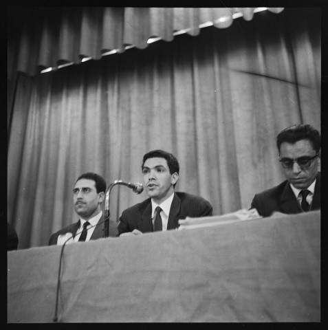 Discours de Mohammed Harbi. Le duo comique : Roger Pierre et Jean-Marc Thibaud