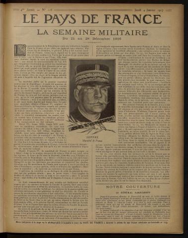Le Pays de France - Année 1917 - Numéros 116-128