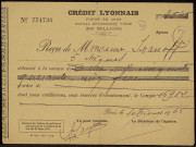 Février-avril 1925. Lettres de C. Гольдштейн, А. Загорский, Ю. Джунковская, Б. Соколов, Н. Тэффи, В. Агафонов, Н. Вакар, Д. Мережковский...