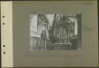 Sewen. L'église restaurée par l'administration allemande. Le chœur