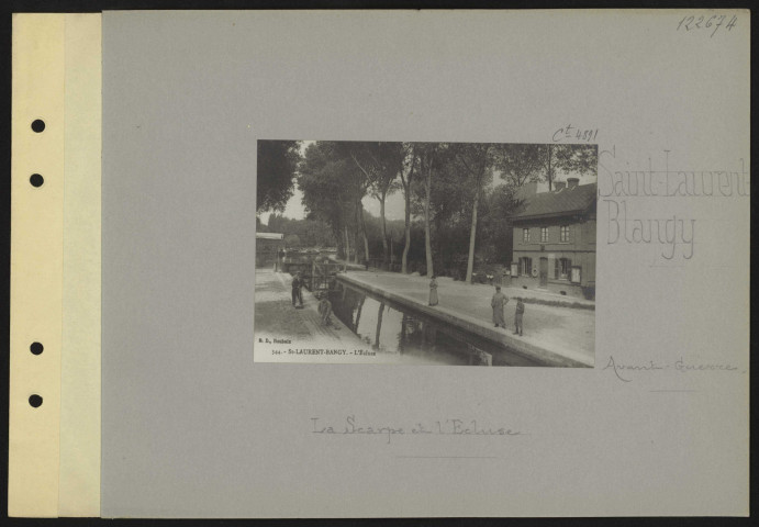 Saint-Laurent-Blangy. La Scarpe et l'écluse