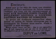 La gare maritime de Calais Affectée aux navires porte-trains Dupuy de Lome