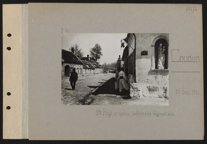 Coudun. Deuxième régiment de spahis : infirmerie régimentaire