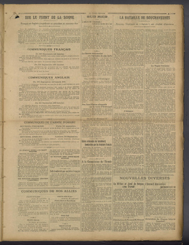 Octobre 1916 - La petite Gironde