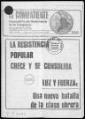El Combatiente n°237, 13 de octubre de 1976. Sous-Titre : Organo del Partido Revolucionario de los Trabajadores por la revolución obrera latinoamericana y socialista