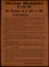 Elections municipales Ville de Lille : Comité conservateur de protestation