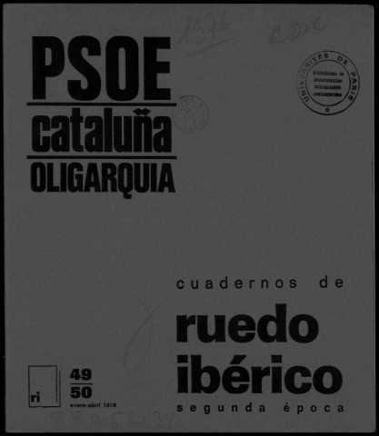 Cuadernos de Ruedo Ibérico (1976 : n° 49-54)
