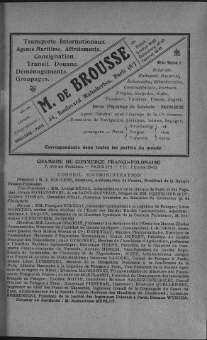 La Pologne politique, économique, littéraire et artistique (1921, n°1 - n°24)