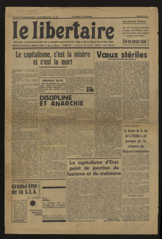 1938 - Le Libertaire