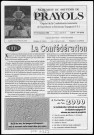 Monument du souvenir de Prayols (1999 : n° 35-36). Sous-Titre : organe de la Confédération d'Amicales Départementales d'Anciens Guerilleros Espagnols en France (F.F.I.)