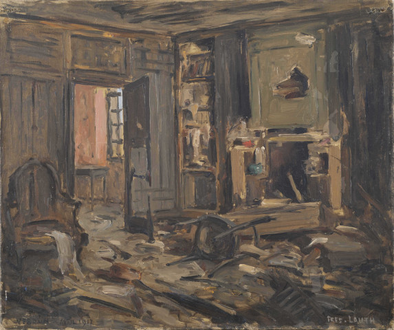 (L'intérieur détruit) Verdun, avril 1917