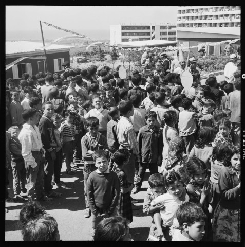 Fête d'enfants avec des jeux organisés