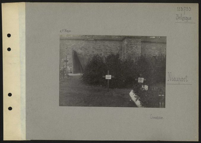 Nieuport (Belgique). Cimetière