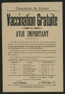 Vaccination gratuite