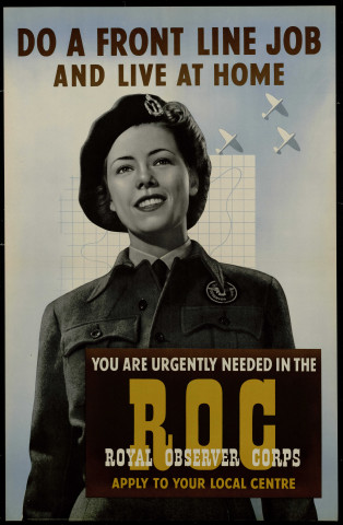 Do a front line job and live at home : you are urgently needed in the Royal Observer Corps