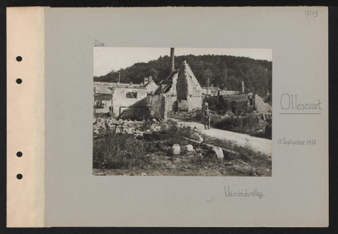 Ollencourt. Un coin du village