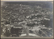 Arras (Pas-de-Calais). Vue prise en ballon captif vers 1890