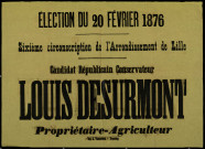 Sixième circonscription de l'arrondissement de Lille : Louis Desurmont