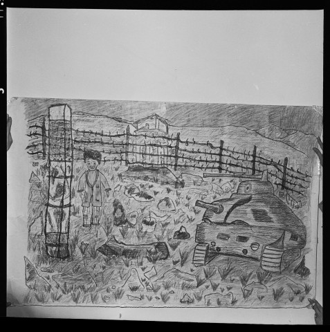 Reportage hétéroclite avec des dessins d'enfants, un portrait d'une jeune mendiante Zorah âgée de huit ans et des miniatures persanes anciennes