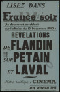 Révélations de Flandin sur Pétain et Laval