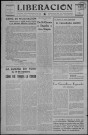 Liberación (1944 : n° 2). Sous-Titre : organo de expresión de la 3a Brigada, 26a División, portavoz de la Agrupación de guerilleros españoles