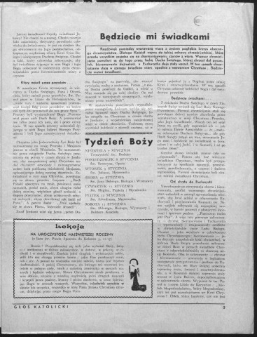 Glos katolicki (1968; n°1 - n°48)  Sous-Titre : Tygodnik wychodztwa  Autre titre : La voix catholique
