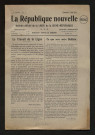 La République nouvelle, Bulletin officiel de la Ligue de la Jeune-République