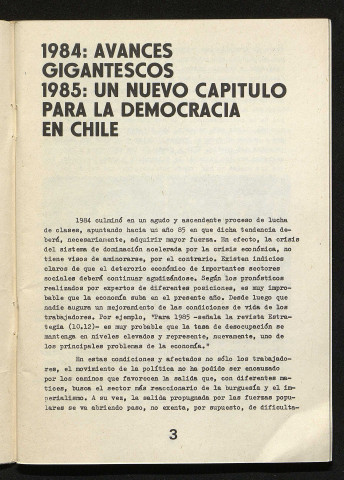 Boletin informativo - 1985