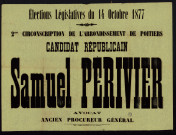 Élections législatives Arrondissement de Poitiers : Candidat Républicain Samuel Périvier