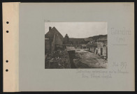 Grandru. Destructions systématiques par les Allemands ; ferme Héronval incendiée