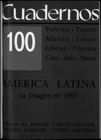 Cuadernos del Congreso por la libertad de la cultura (1965 : n° 92-100)