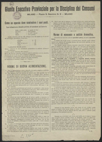 Guerre mondiale 1914-1918. Italie. Restrictions : administrations et associations diverses de propagande