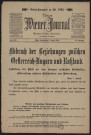 Neues Wiener Journal : Extra-Ausgabe zu Nr. 7463