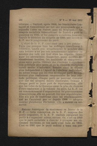 Mai 1912 - Bulletin officiel de la Ligue des Droits de l'Homme