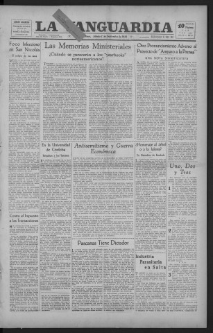 Septembre 1934 - La Vanguardia