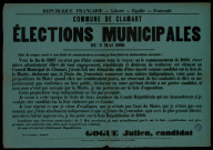 Elections Municipales : Gogue Julien, candidat
