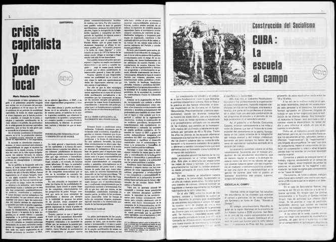 El Combatiente n°178, 13 de agosto de 1975. Sous-Titre : Organo del Partido Revolucionario de los Trabajadores por la revolución obrera latinoamericana y socialista