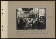 Suresnes. Usines de la société d'éclairage électrique. Fabrication d'obus. Atelier de la soudure de la pastille