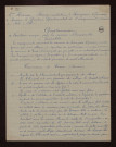 Croix (59) : réponses au questionnaire sur le territoire occupé par les armées allemandes