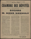 Chambre des députés : extrait du procès-verbal de la séance du lundi 11 novembre 1918. Discours de M. René Renoult, président de la commission de l'armée