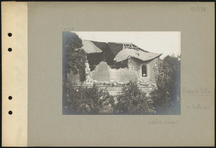 Vienne-la-Ville. L'église (abside)